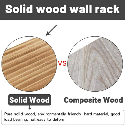 3 Pcs Wood Floating Shelves - DropOnline.co