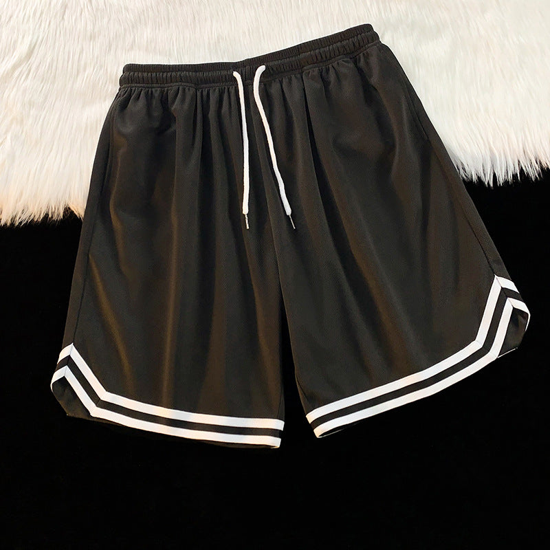 Men's Basketball Sports Shorts - Quick-Drying Ice Silk Design