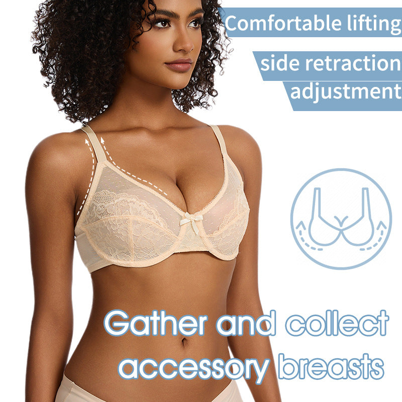 Women's Breathable Soft Steel Ring Bra - Comfortable Support Underwear