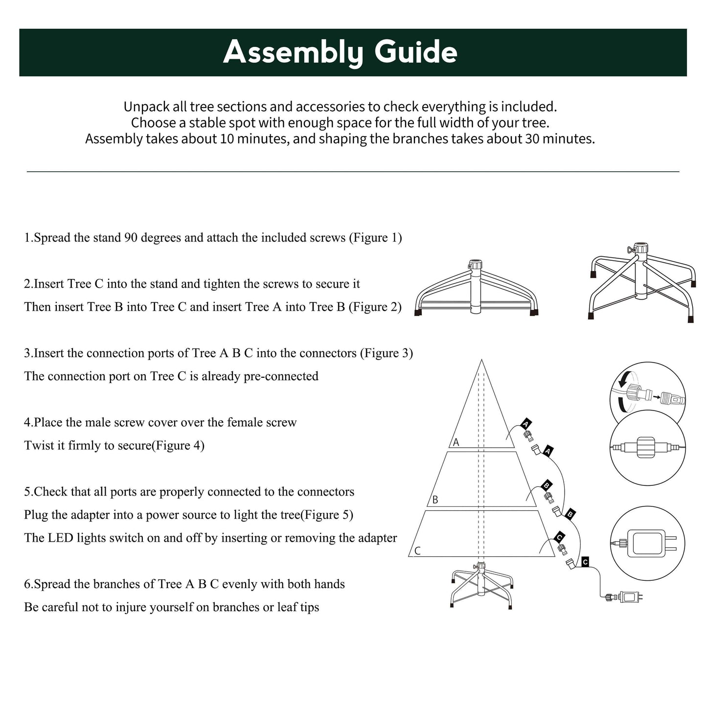 Fraser Slim Fir 7.5ft Christmas Tree Pre-Lit Artificial With 3,429 Branch Tips & 792 Low-Voltage Warm LED Lights, Foldable Stand & Realistic Flame-Resistant Branches