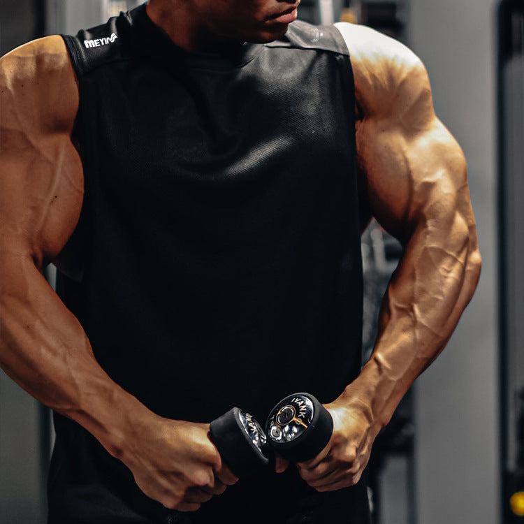 Men's Summer Sports Mesh Undershirt - Quick-Drying Sleeveless Top