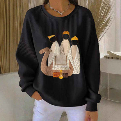 3D Printed Christmas Sweatshirt Women