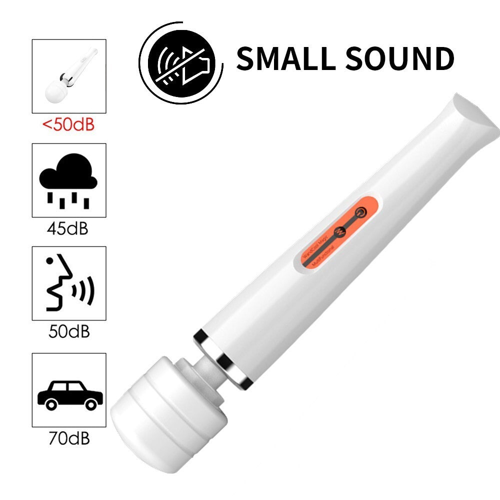 Magic Massager Wand Vibration 10 Speeds Vibrating Massage Full Body Magic Therapy Motor