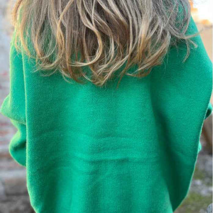 Fashion Long Sleeve Coat Winter Knitted Base Top