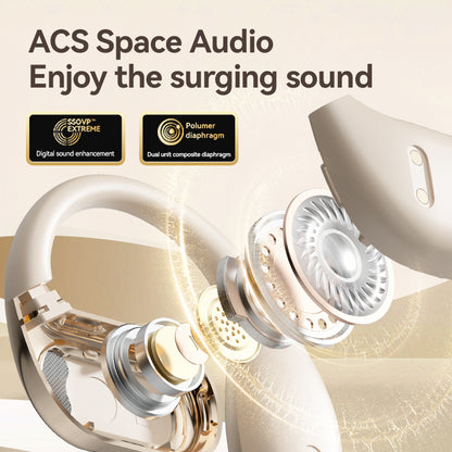 Fall Open - Ear Weireless Earphone, Lightweight Earphone With Charging Case, Noice Cancelling Bluetooth - CompatibleStereo Earbuds For Sports, Gaming, Calling, Busines - DropOnline.co