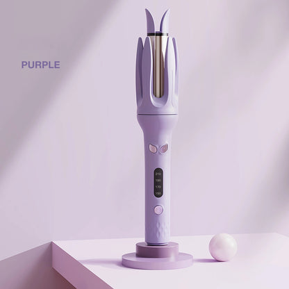 Automatic Hair Curler, 28mm Barrel, 4 Temperature Modes, Negative Ion Generator, Smart Timer And Sensor, Auto Off For Safety - DropOnline.co