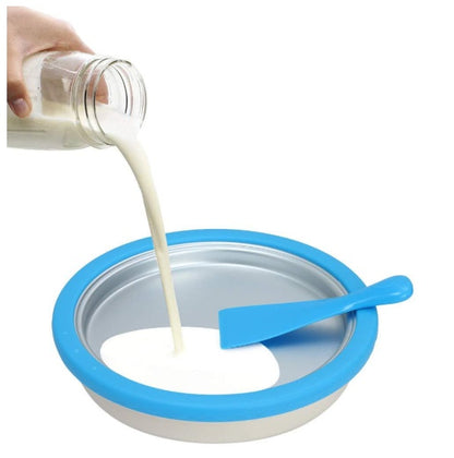 DIY Ice Cream Maker for Kids - Fun Frozen Yogurt Pan with No Electricity Needed - DropOnline.co