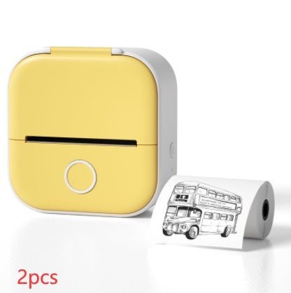 Portable Mini Thermal Label Printer Home Photo Printer Student Wrong Question Printer Bluetooth-compatible Mini Label Printer Price Tag - DropOnline.co