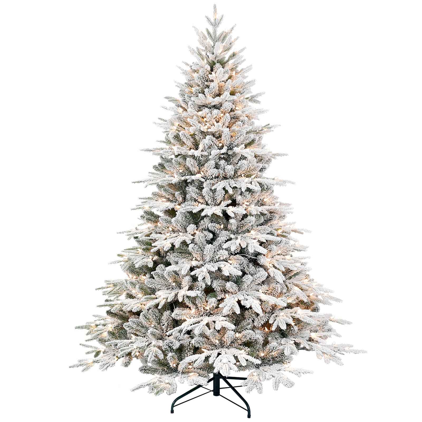 PE/PVC Christmas Tree with Lights - Pre-Lit Holiday Decoration
