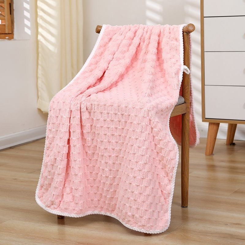 Coral Fleece Household Soft Absorbent Cloud Fleece Bath Towel