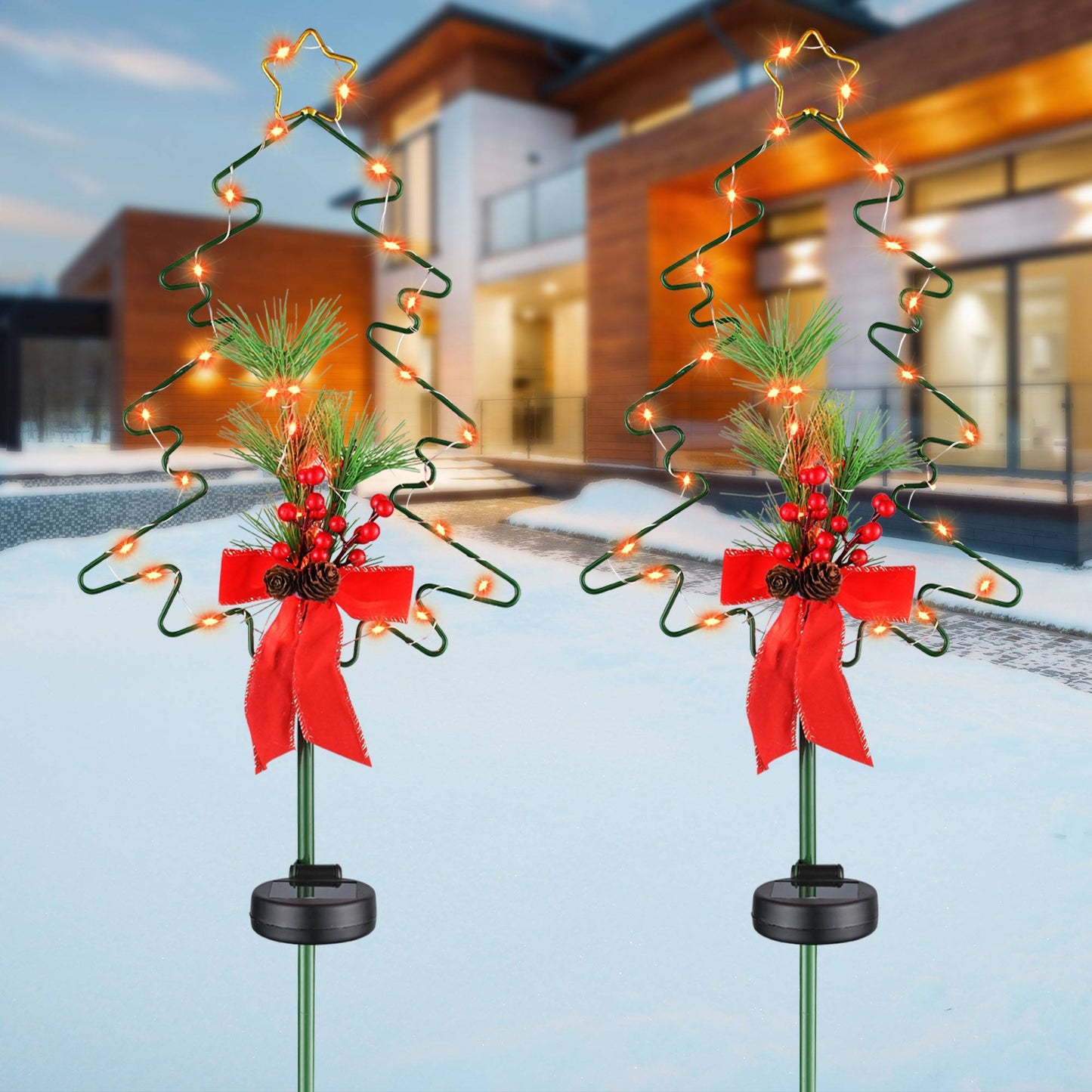 Christmas Tree Solar Stake Light