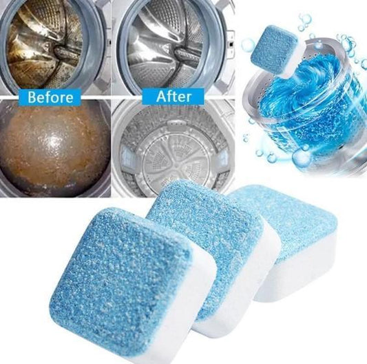 Washing Machine Tub Bomb Cleaner - Deep Cleaning Tablets for Fresh & Bacteria-Free Laundry