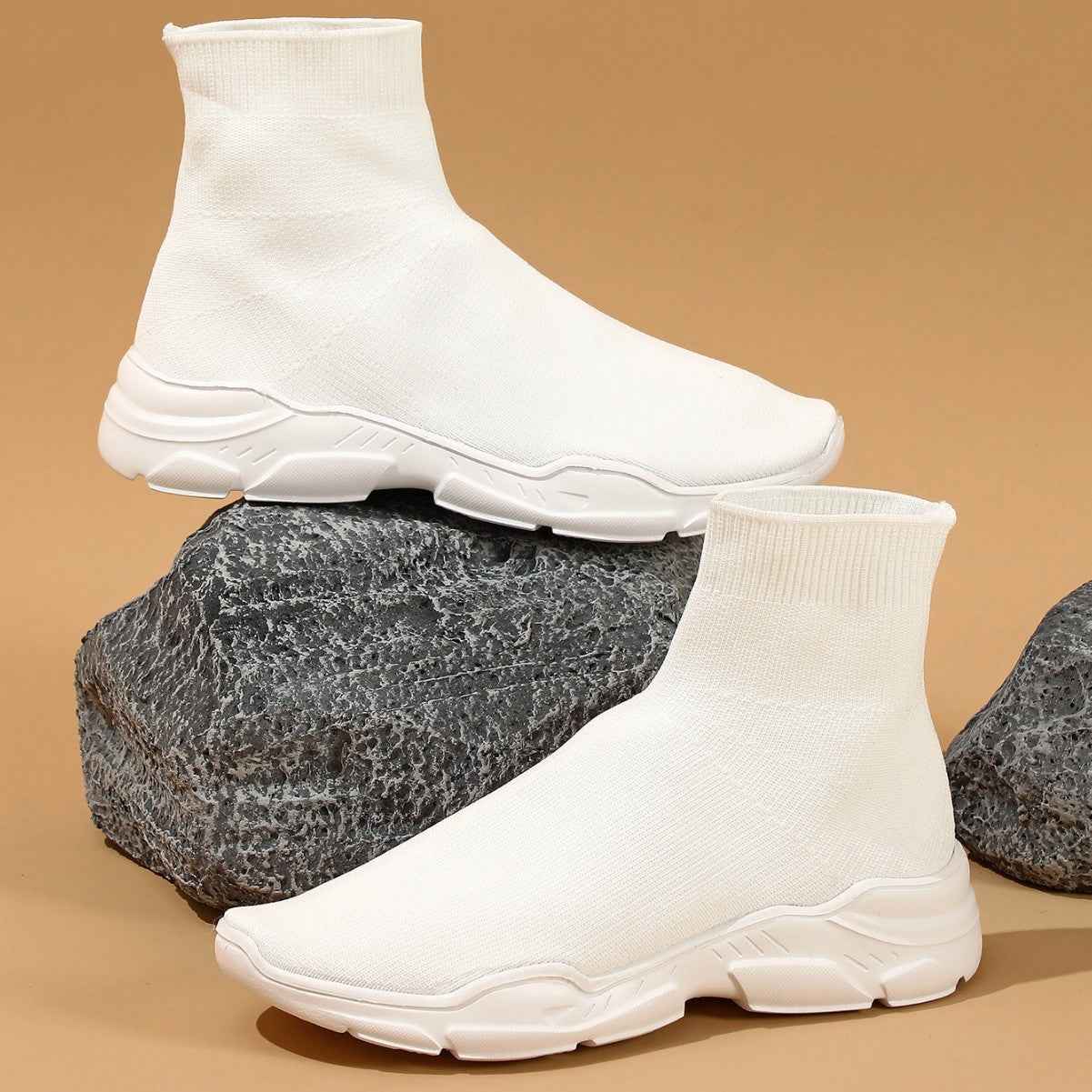 Thick-soled Versatile Street Slip-on Casual Shoes