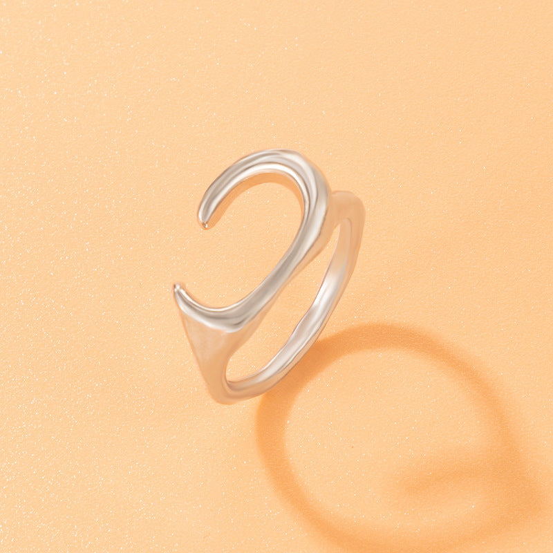 Creative Butterfly Geometric Heavy Metal Ring