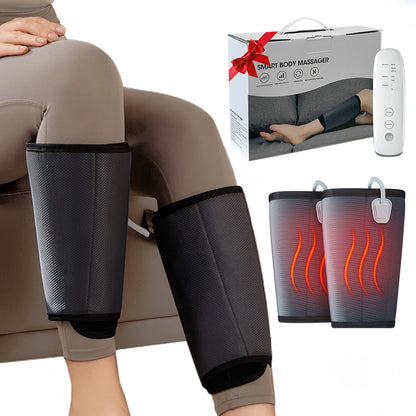 Intelligent Leg Massage Device - 3 Levels Of Pressure And Heat Therapy. Leg Relaxation Therapy Tool. Portable Leg Protection Tech. - DropOnline.co