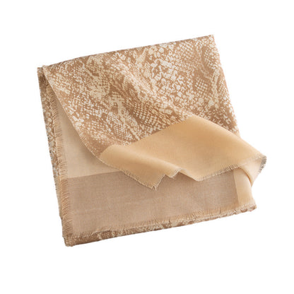 Leopard Print Artificial Cashmere Scarf Women's Warm Scarf Winter - DropOnline.co