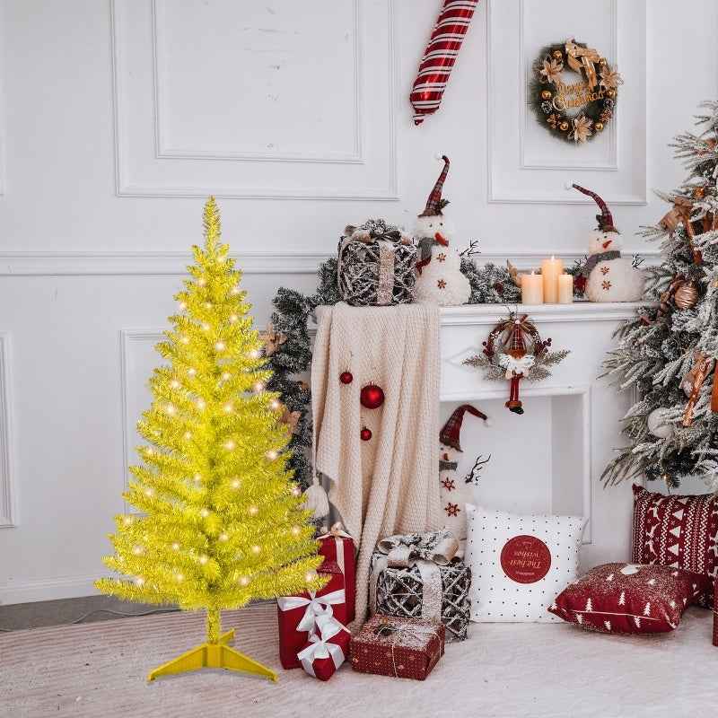 4ft Golden Tree Christmas Tree - Metallic Holiday Decoration