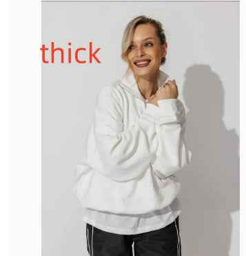 Lazy Style Fashion Casual Personality Versatile Zip-up Hoodie