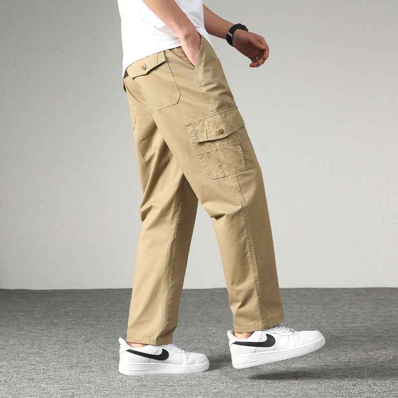 Men's Thin Loose Stretch Straight-leg Casual Pants