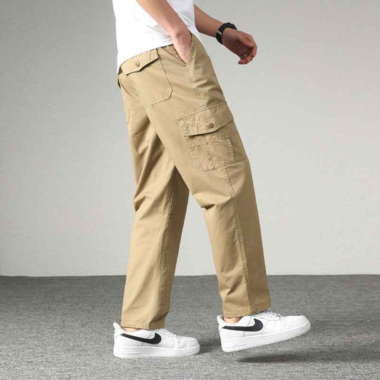Men's Thin Loose Stretch Straight-leg Casual Pants