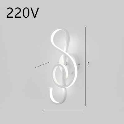 led wall lamp nordic minimalist bedroom bedside lamp