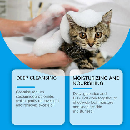 Yegebang Cat Cleaning Mousse Mild Non-irritating Pet Cleaning Foam - DropOnline.co