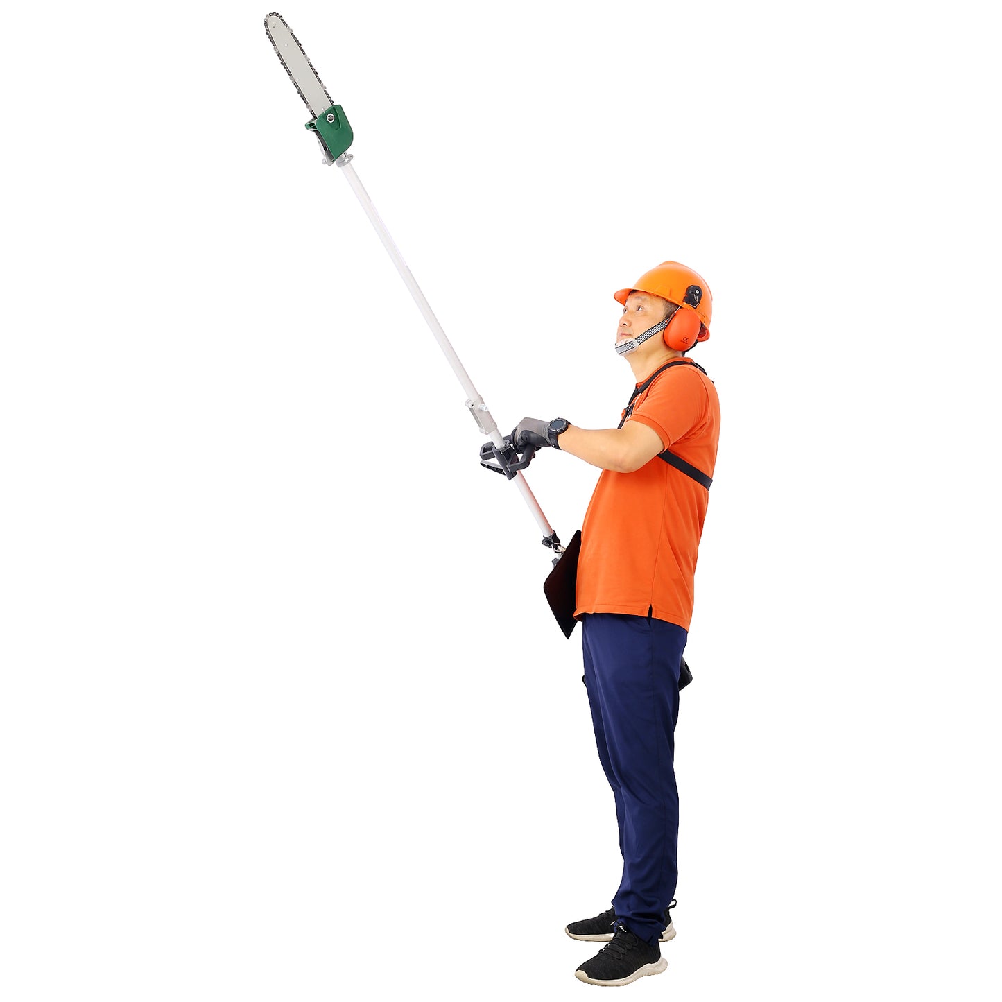 4 In 1 Multi-Functional Trimming Tool, 31CC 4-Cycle Garden Tool System With Gas Pole Saw, Hedge Trimmer, Grass Trimmer, And Brush Cutter EPA Compliant