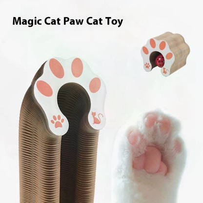 Folding Cat Scratcher, A Magical Foldable Toy - DropOnline.co