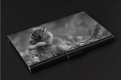 Metal titanium business card holder - DropOnline.co
