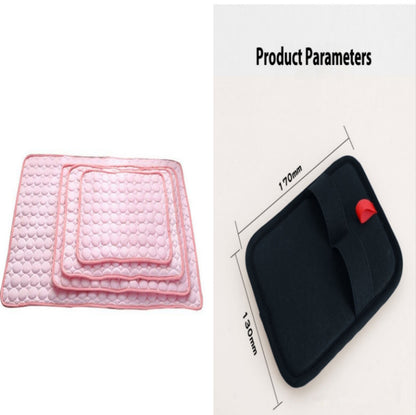 Pet Dog Cat Ice Silk Cold Nest Pad For Cooling In Summer - DropOnline.co