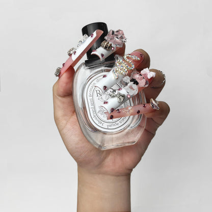 GGddsha 2024 New PMMA Acrylic Press On Nails StunningBling Nails, Rhinestone Fake Nails, Glitter Rhinestone NailsGradient  Fake NailsEnchanted Duo - DropOnline.co