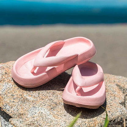 Outdoor Seaside Beach Thick Bottom Flip Flops - DropOnline.co