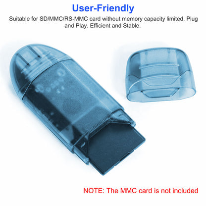 1Pc Memory Card Reader USB 2.0 480Mbps High Speed Card Reader Adapter For SD Card - DropOnline.co