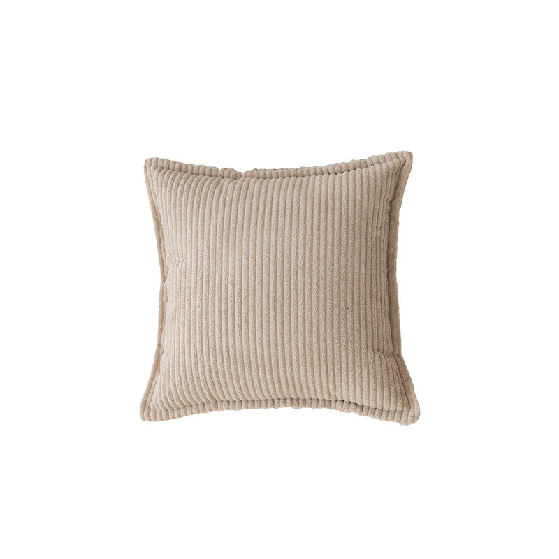 Corduroy Striped Pillow Cover - Textured Ribbed Cushion Case