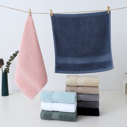 Plain Pure Cotton Hand Towel Household Face Towel Soft And Absorbent