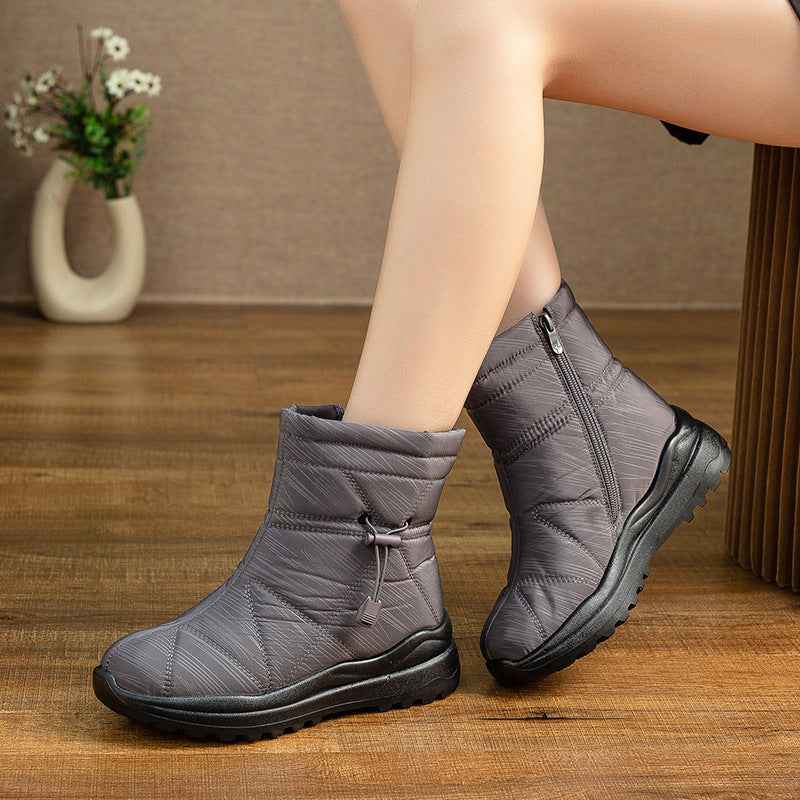 Women's Fleece-lined Waterproof Anti-slip Snow Boots