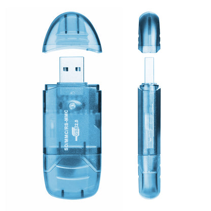 1Pc Memory Card Reader USB 2.0 480Mbps High Speed Card Reader Adapter For SD Card - DropOnline.co