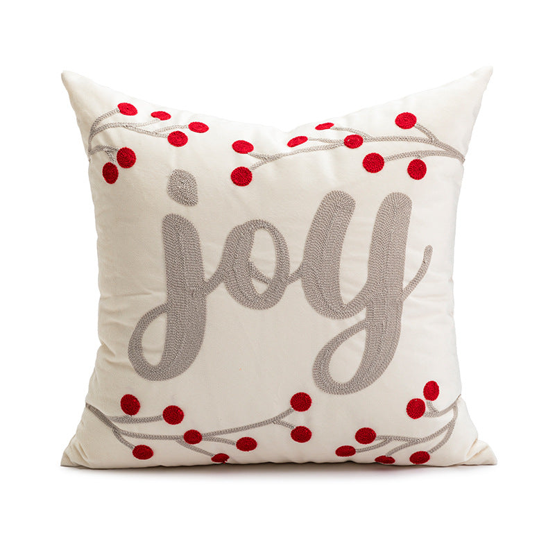 Embroidered Pillowcase - Decorative Pillow Cover with Artistic Design