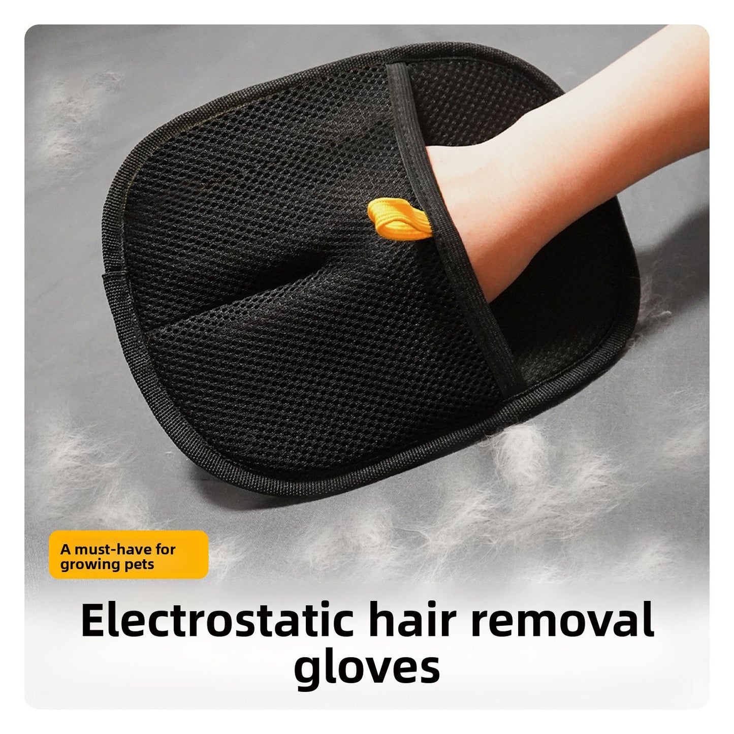 Cat Grooming Gloves for Hair Removal
