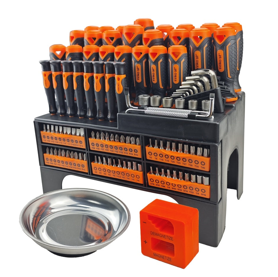 118-Piece Magnetic Screwdriver Set Professional Repair Tool Kit Ideal For Home Improvement And Automotive Maintenance