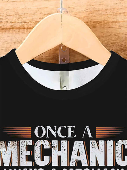 Men's Tool Printed T-Shirt - Casual Short Sleeve Round Neck Outdoor Tee