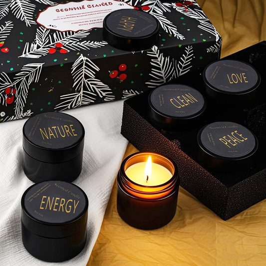 Premium Soy Wax Scented Candle - Natural Home Fragrance