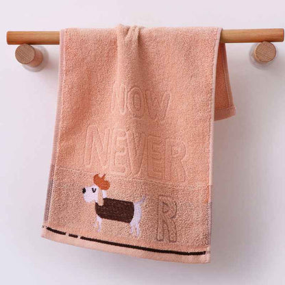 Children's Towel Home Soft Cartoon Face Towel Pure Cotton