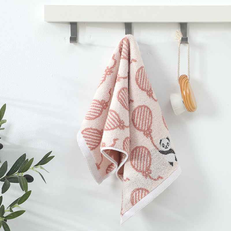 Children's Towel Home Soft Cartoon Face Towel Pure Cotton