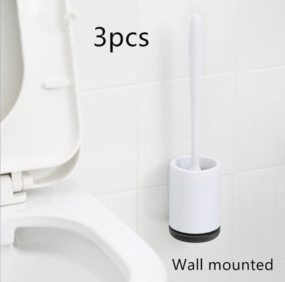 Non-stick Hair Soft Plastic Brush Head Toilet - DropOnline.co