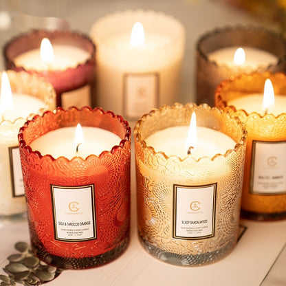 Aromatherapy Soy Candles Bedroom Smoke-free Long-lasting Decoration