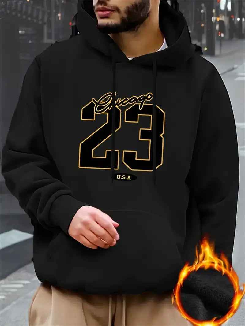 Men's Hoodie - Athletic Pullover Hooded Sweatshirt