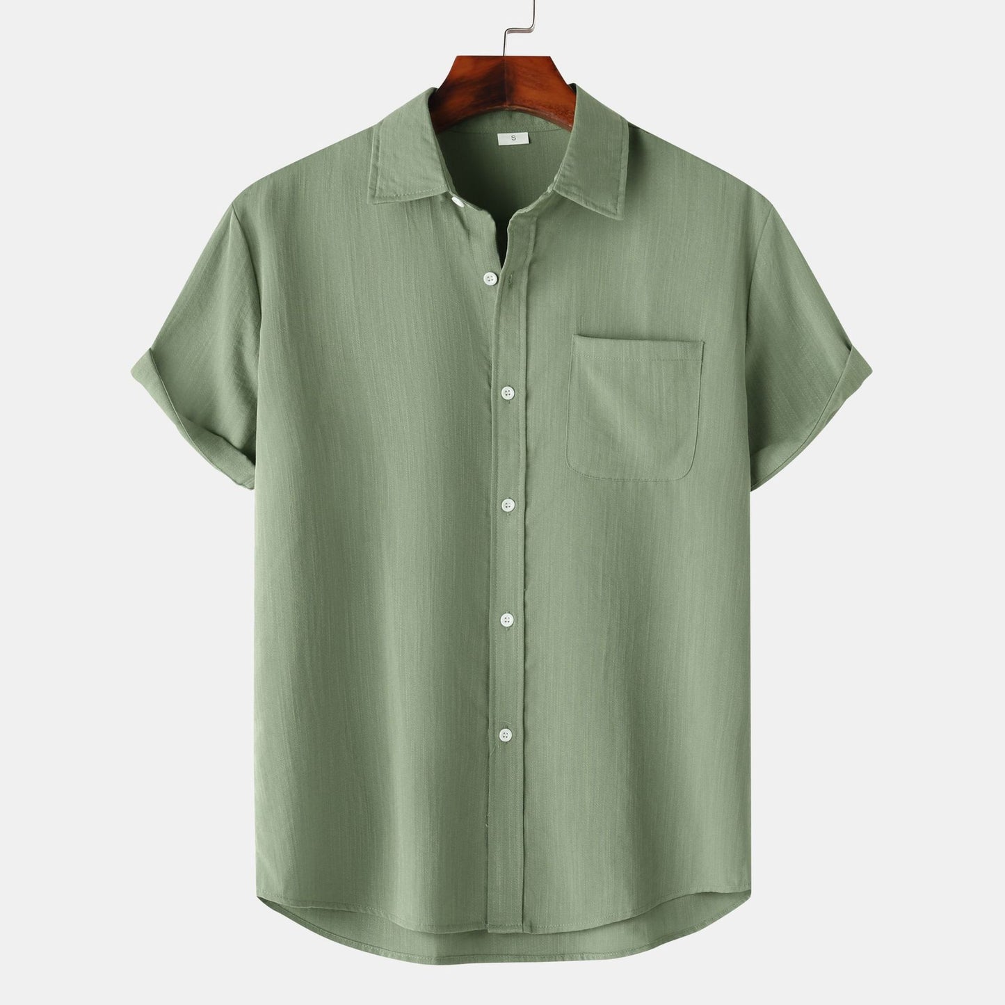 Men's Premium Linen Shirt - Breathable Long Sleeve Design