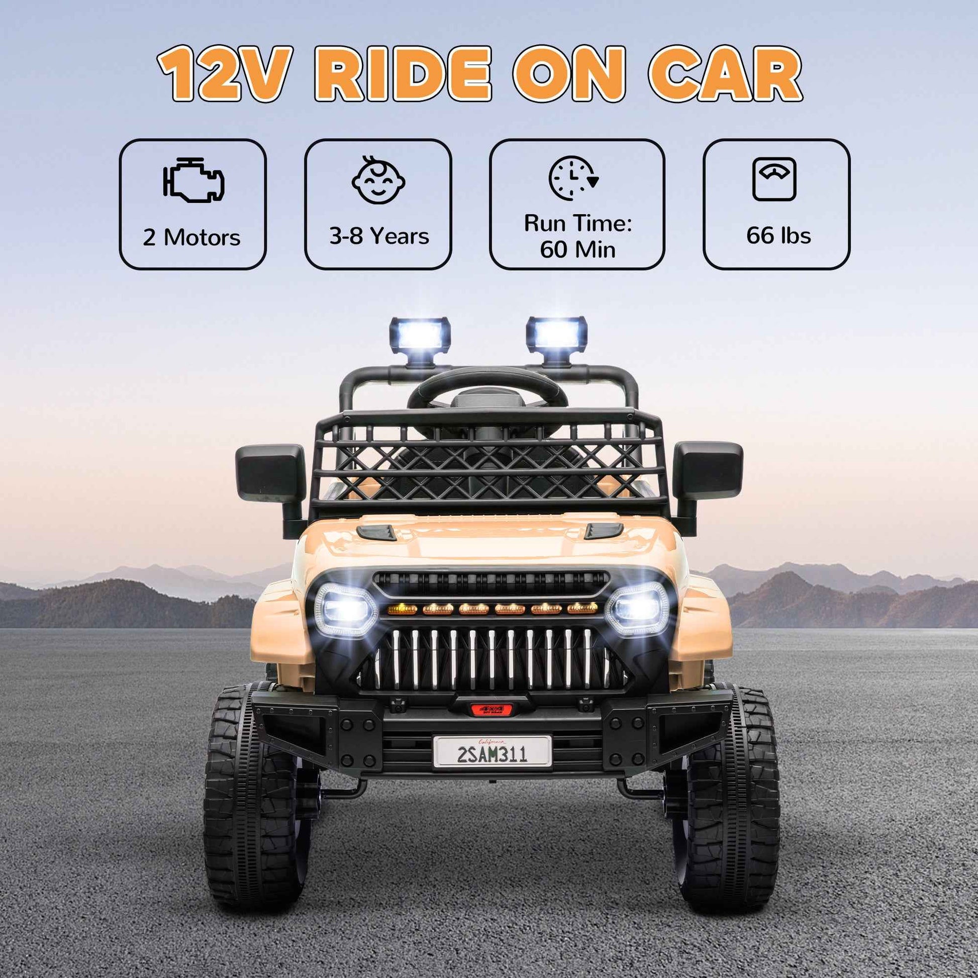 12V Battery Powered Ride On Truck