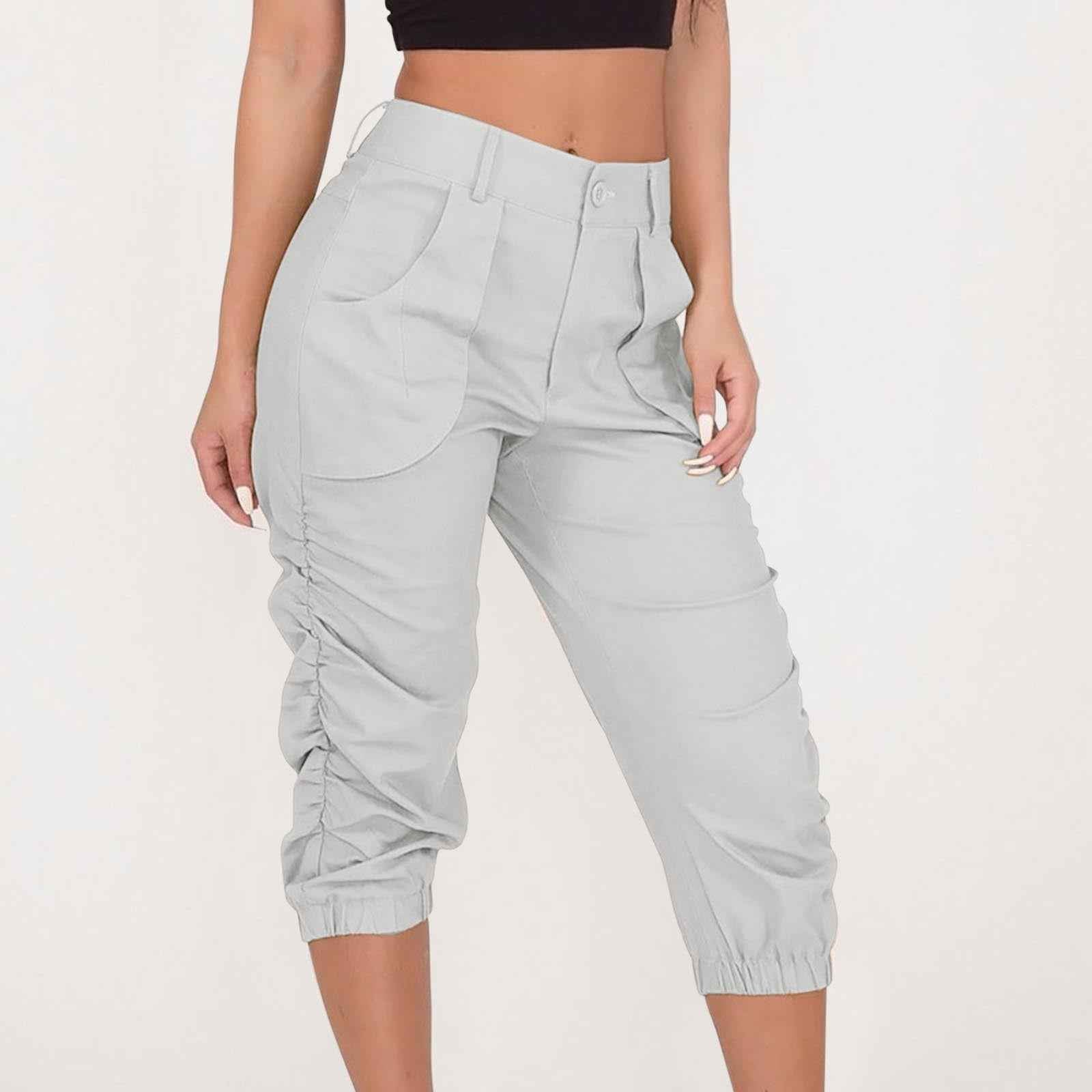 Women's Fashion Casual Cropped Pants Overalls